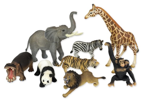 Zoologijos sodo gyventojai, 8 vnt. dėžutėje